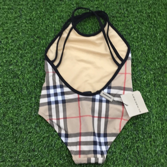 NEW Burberry Vintage Nova Check one piece swimsuit - Picture 4 of 6